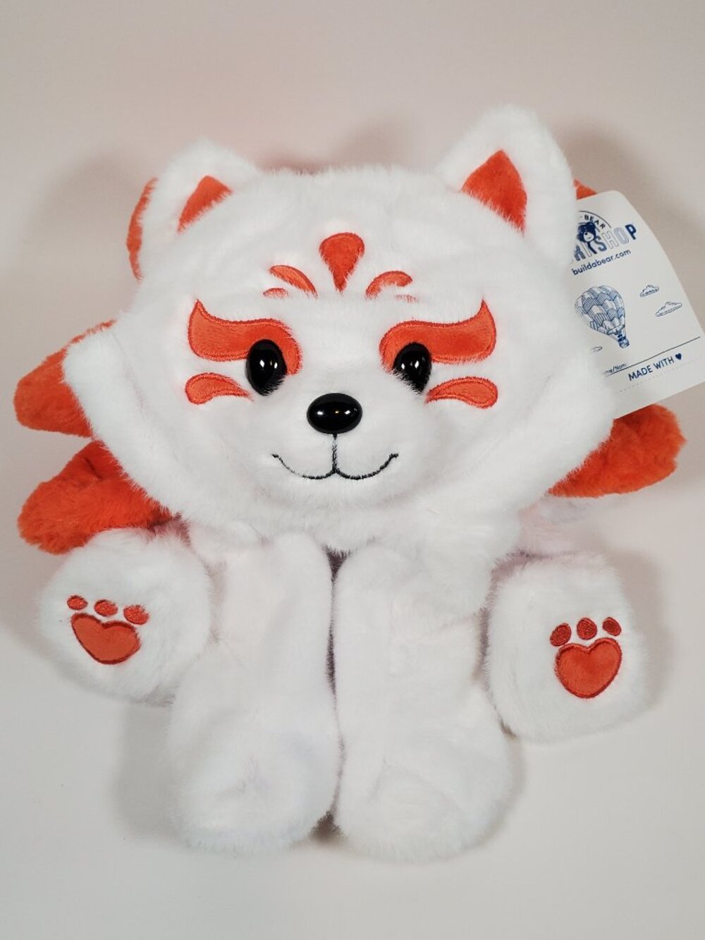 Build a Bear Workshop UNSTUFFED Kitsune Cryptid Plush NWT